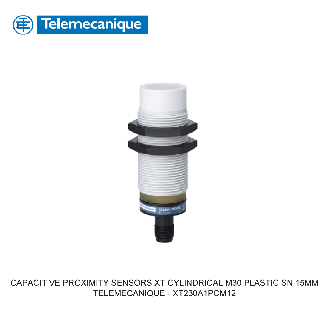 CAPACITIVE PROXIMITY SENSORS XT CYLINDRICAL M30 PLASTIC SN 15MM 12-24 VDC