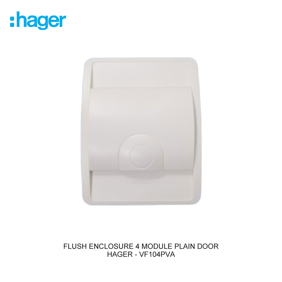 FLUSH ENCLOSURE 4 MODULE PLAIN DOOR