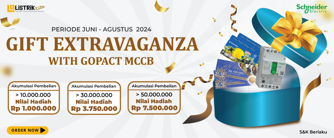 PROMO GIFT EXTRAVAGANZA WITH GOPACT MCCB SCHNEIDER ELECTRIC