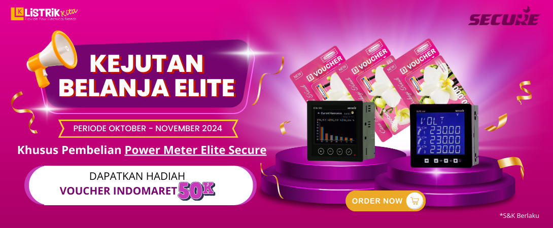 PROMO BELANJA ELITE! POWER METER SECURE ELITE!