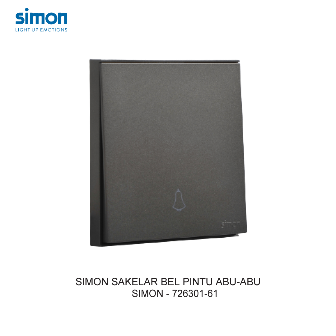 SIMON E6 SAKELAR BEL PINTU ABU-ABU