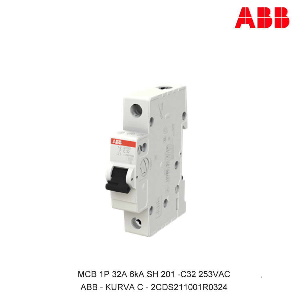 MCB 1P 32A 6kA KURVA C
