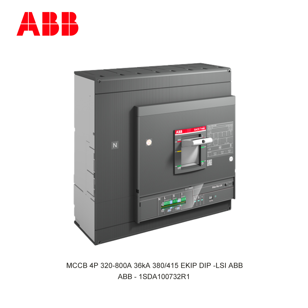 MCCB 4P 320-800A 36kA 380/415 EKIP DIP -LS/I ABB