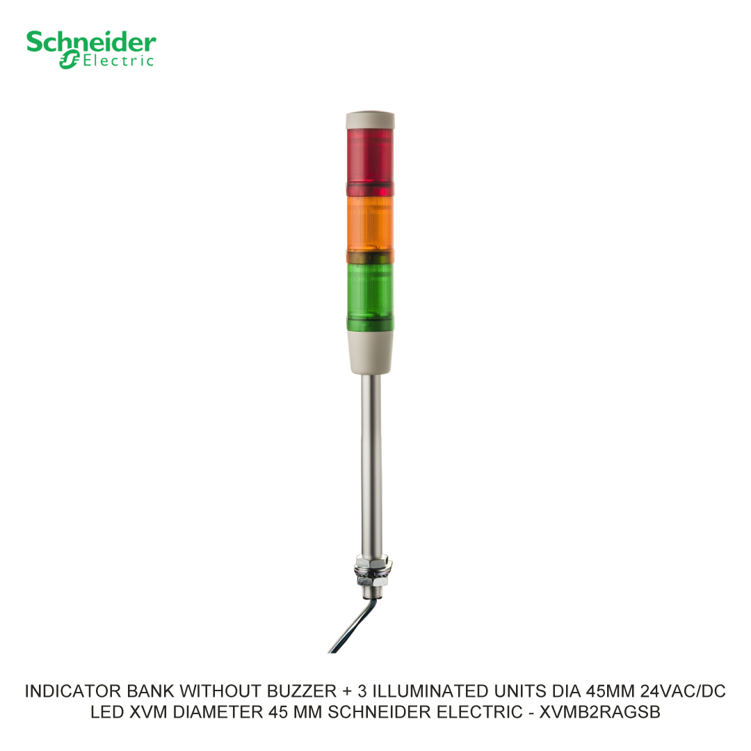INDICATOR BANK WITHOUT BUZZER + 3 ILLUMINATED UNITS DIA 45MM 24VAC/DC