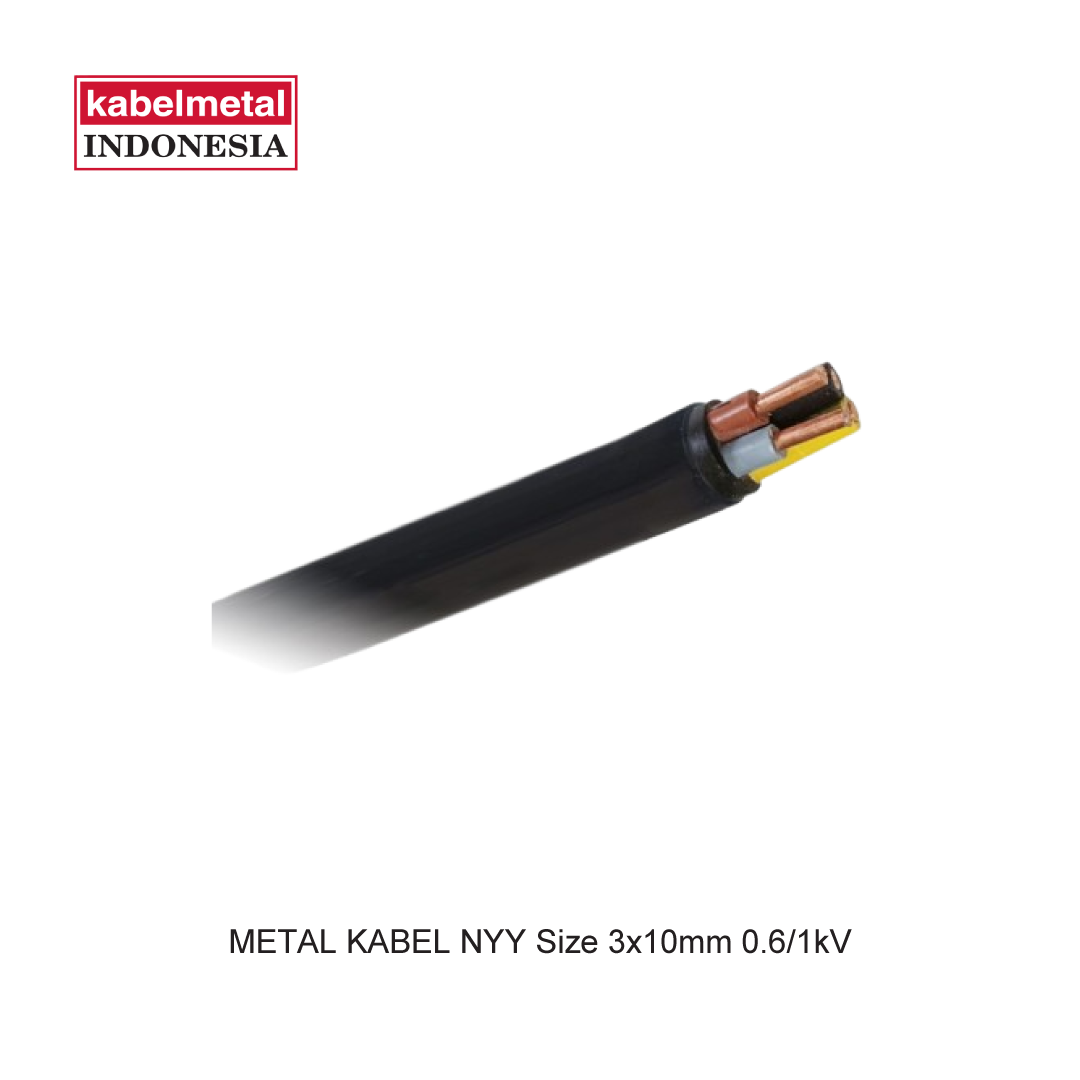 METAL KABEL NYY Size 3x10mm 0.6/1kV