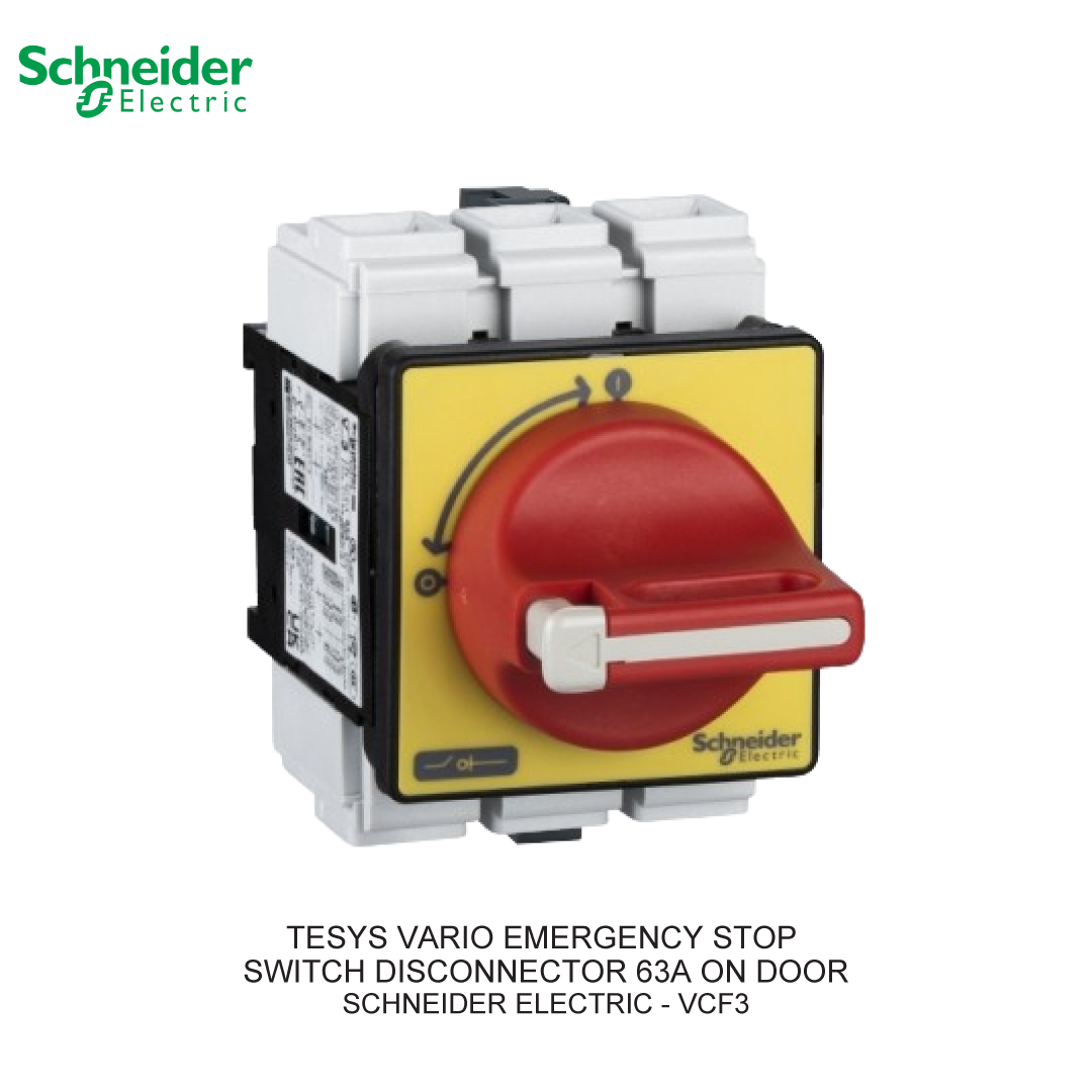 TESYS VARIO EMERGENCY STOP SWITCH DISCONNECTOR 63A ON DOOR