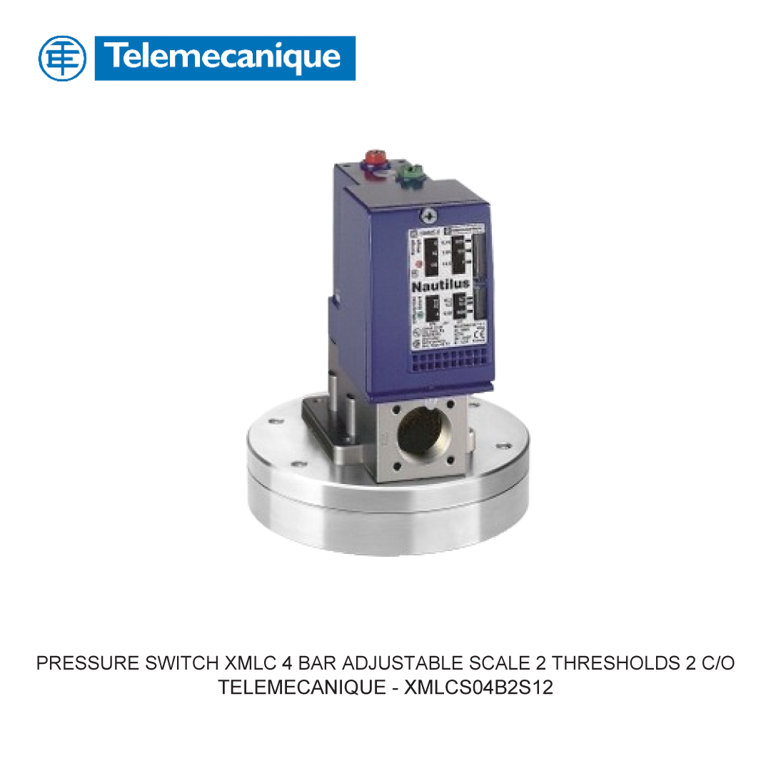 PRESSURE SWITCH XMLC 4 BAR ADJUSTABLE SCALE 2 THRESHOLDS 2 C/O