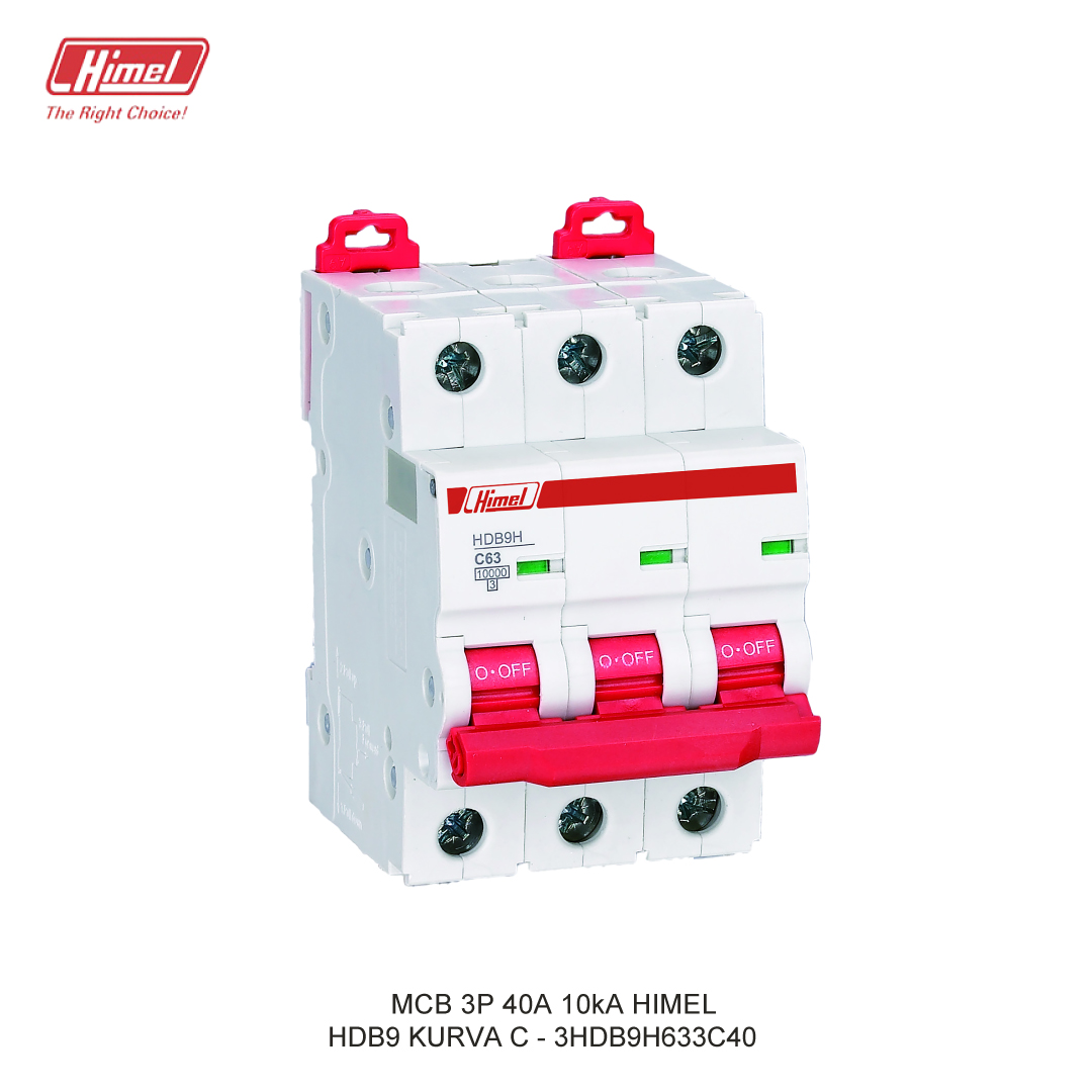 MCB HIMEL HDB9-63 C 3P 40A 10kA