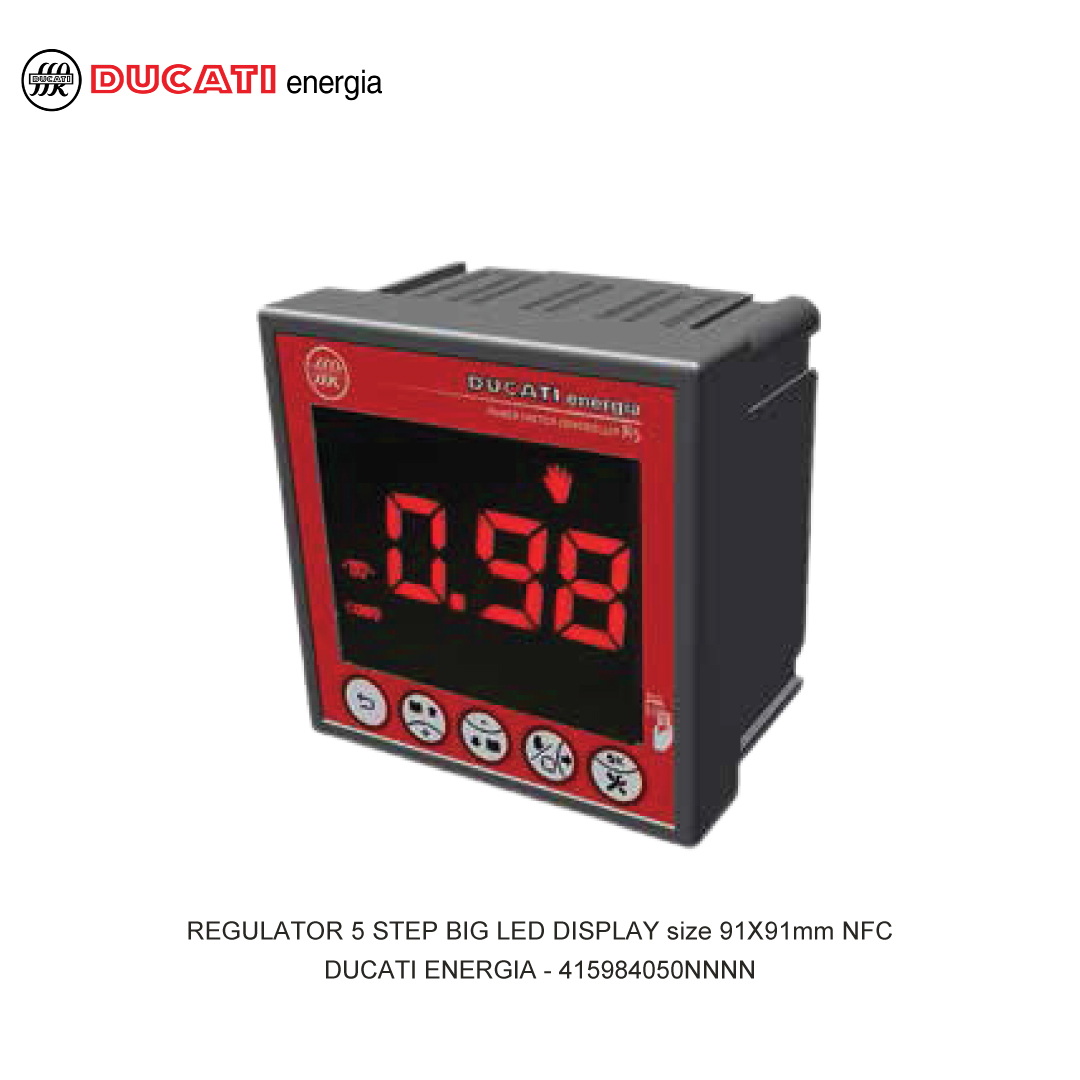 REGULATOR 5 STEP BIG LED DISPLAY size 91X91mm NFC