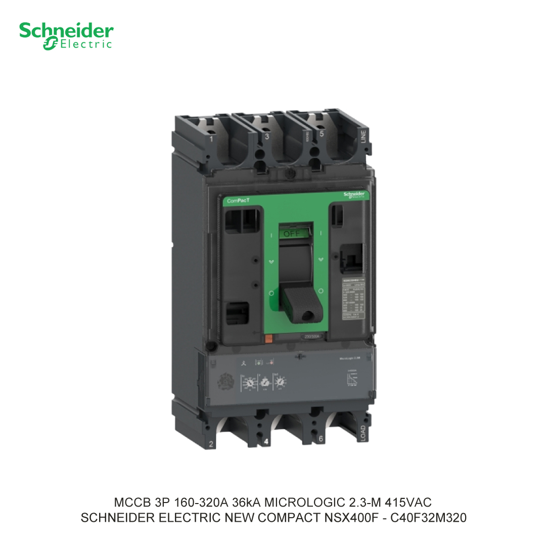 MCCB 3P 160-320A 36KA MICROLOGIC 2.3-M 415VAC