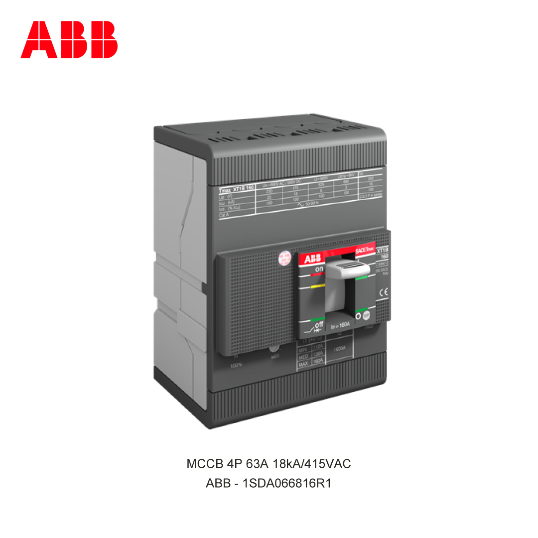MCCB 4P 63A 18kA/415VAC