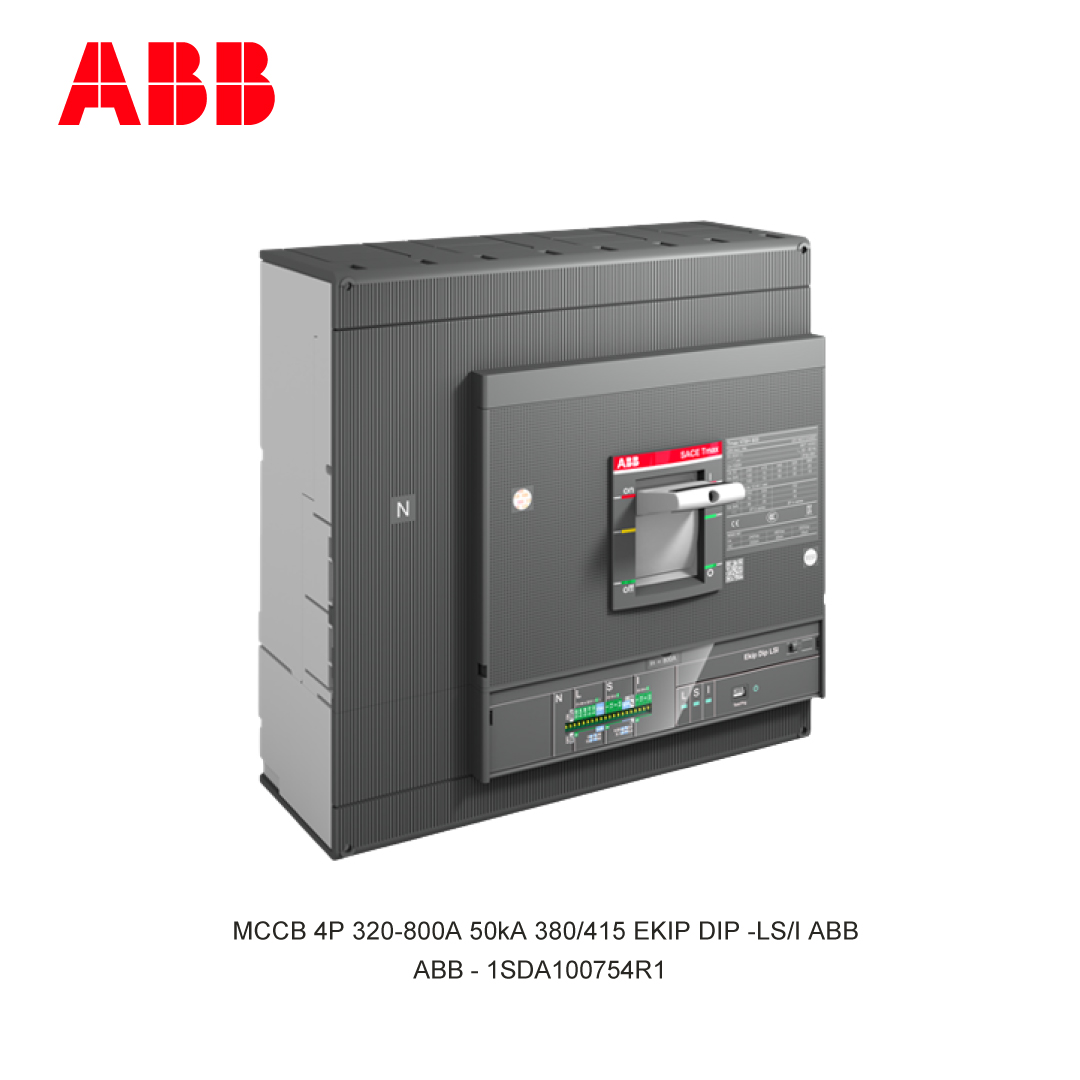 MCCB 4P 320-800A 50kA 380/415 EKIP DIP -LS/I ABB