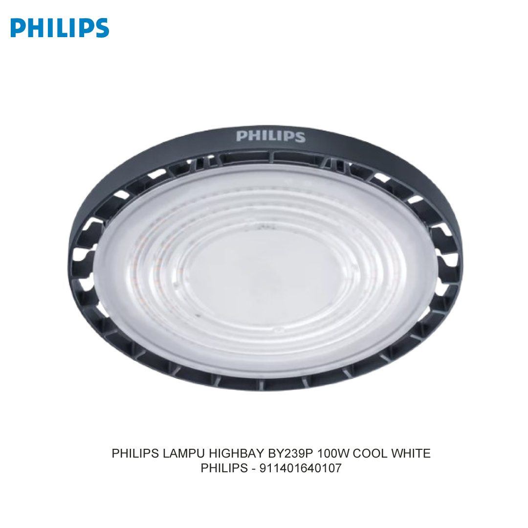 PHILIPS LAMPU HIGHBAY BY239P 100W COOL WHITE