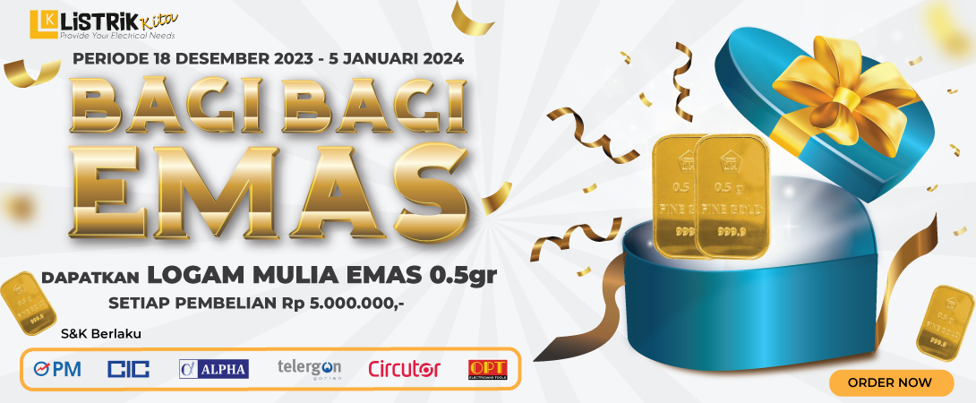 LISTRIK KITA  BAGI BAGI EMAS