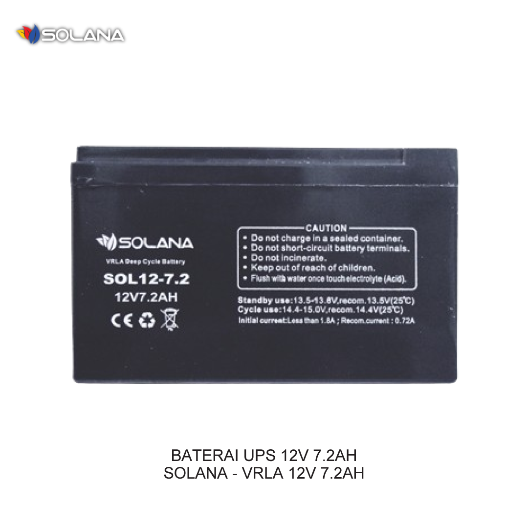 BATERAI UPS 12V 7.2AH