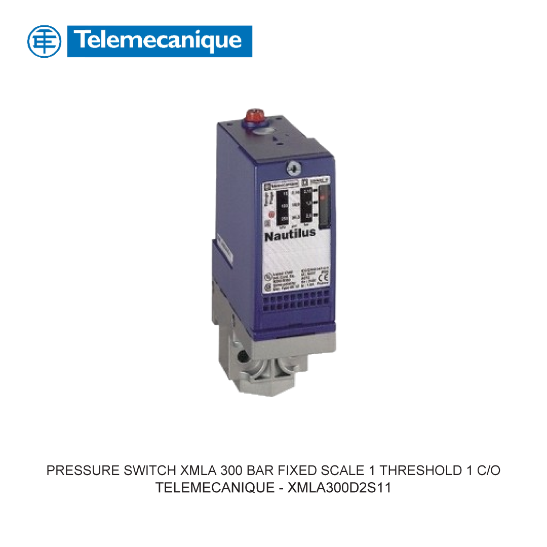 PRESSURE SWITCH XMLA 300 BAR FIXED SCALE 1 THRESHOLD 1 C/O