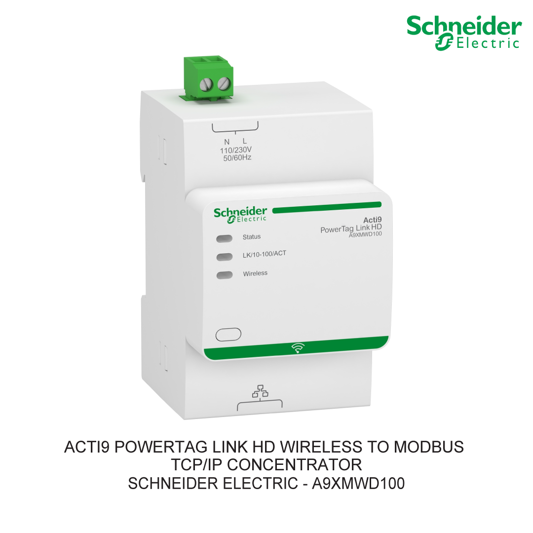 ACTI9 POWERTAG LINK HD WIRELESS TO MODBUS TCP/IP CONCENTRATOR