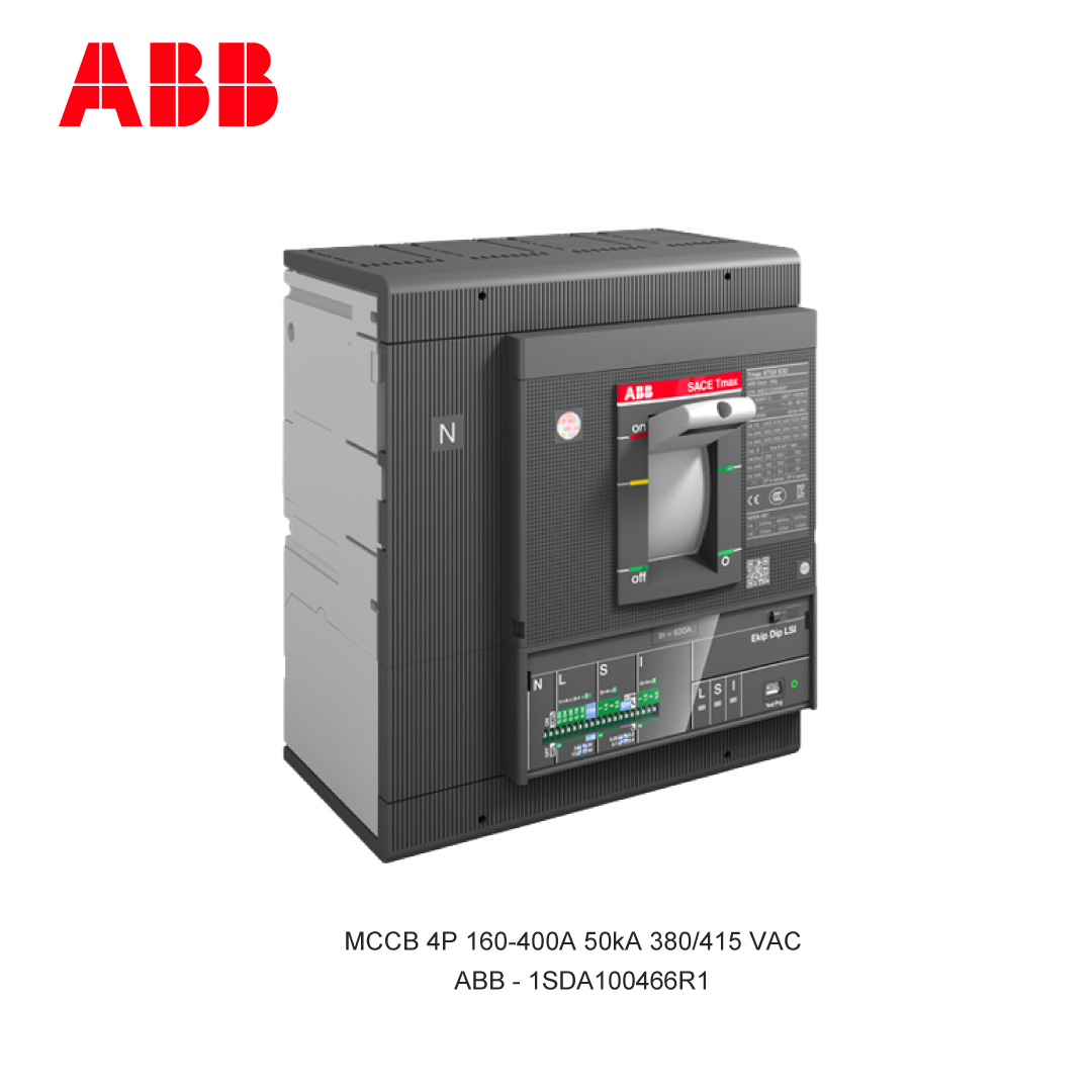 MCCB 4P 160-400A 50kA 380/415 VAC