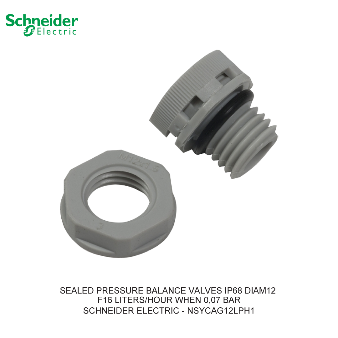 SEALED PRESSURE BALANCE VALVES IP68 DIAM12 F16 LITERS/HOUR WHEN 0,07 BAR
