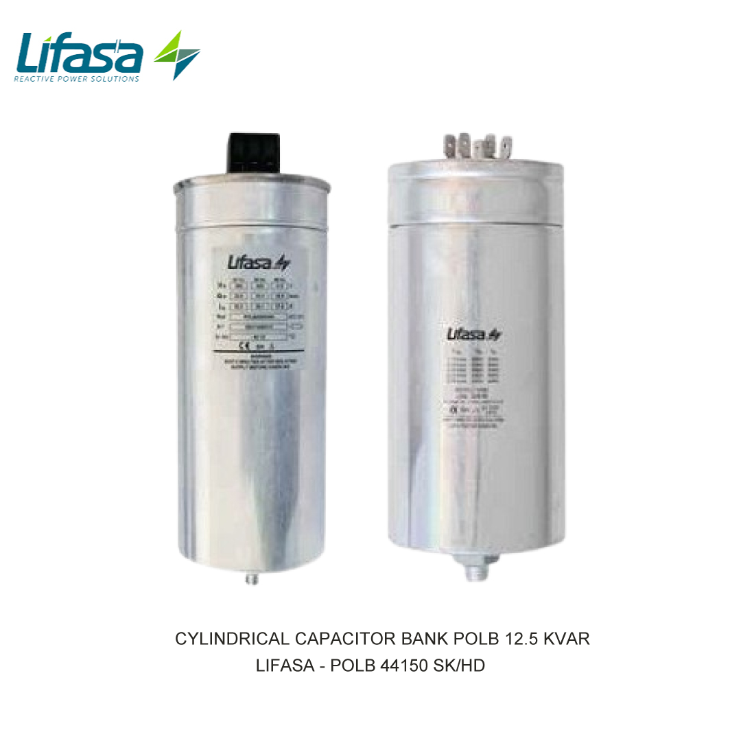 LIFASA CYLINDRICAL CAPACITOR BANK POLB 12.5 KVAR
