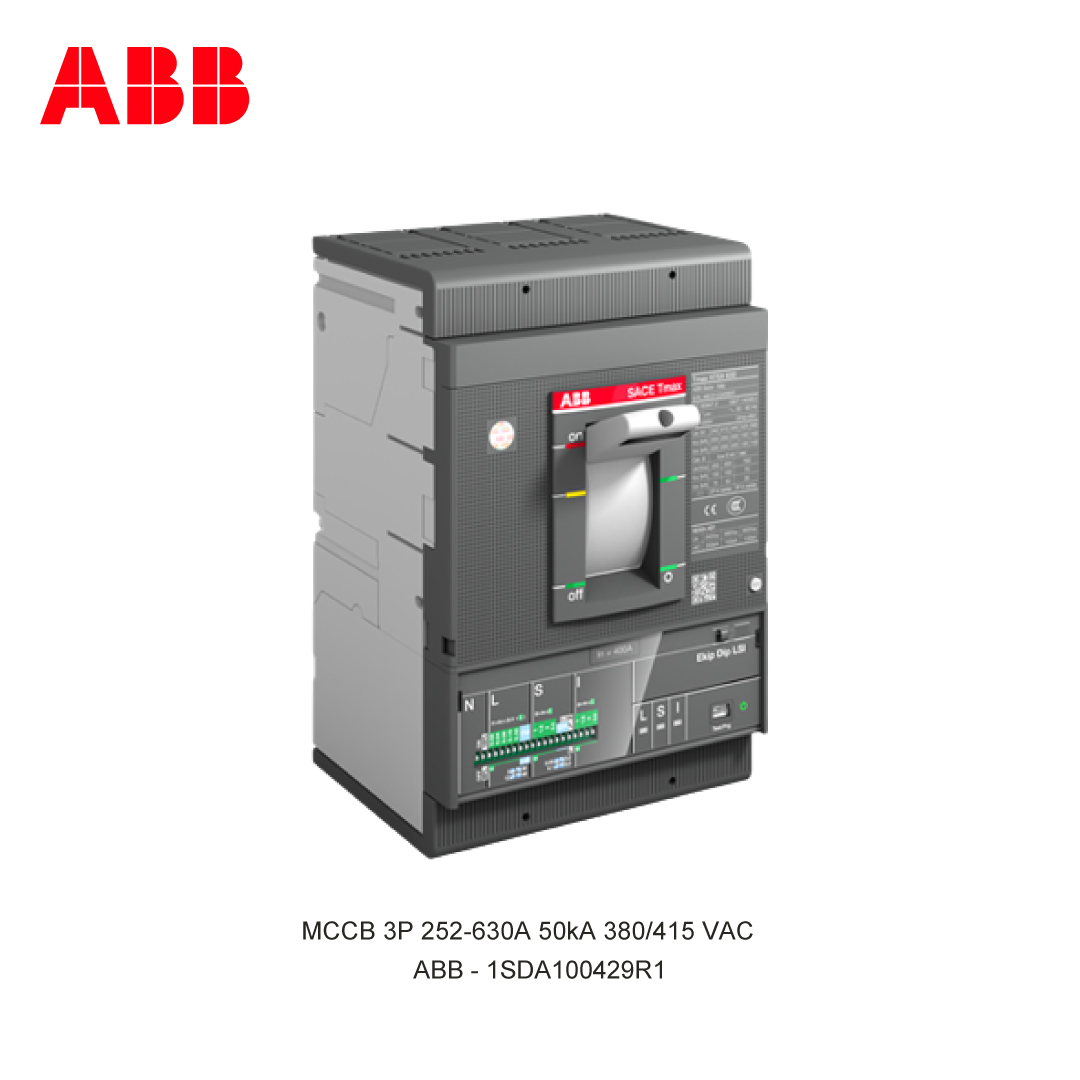 MCCB 3P 252-630A 50kA 380/415 VAC