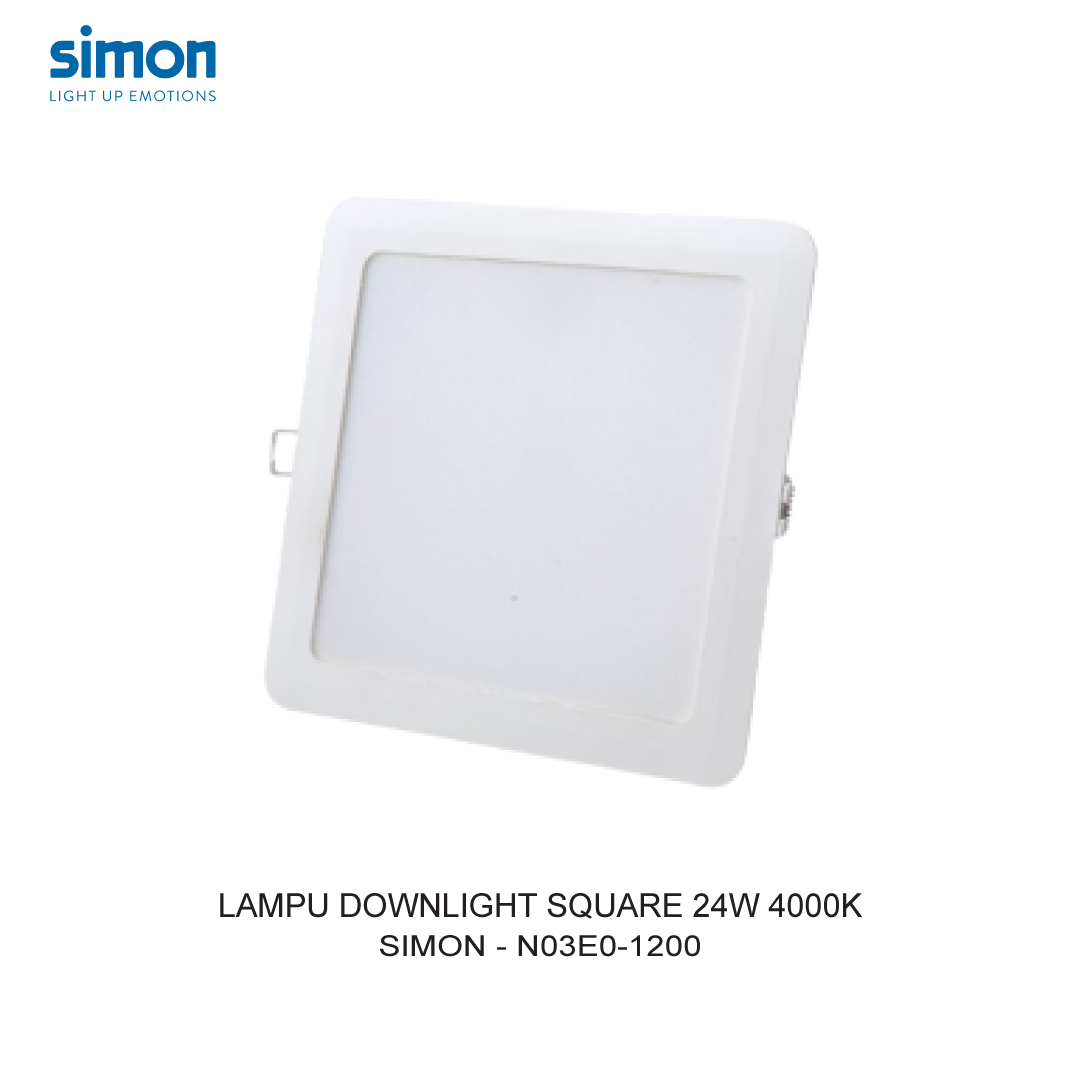 SIMON LAMPU DOWNLIGHT SQUARE 24W 4000K