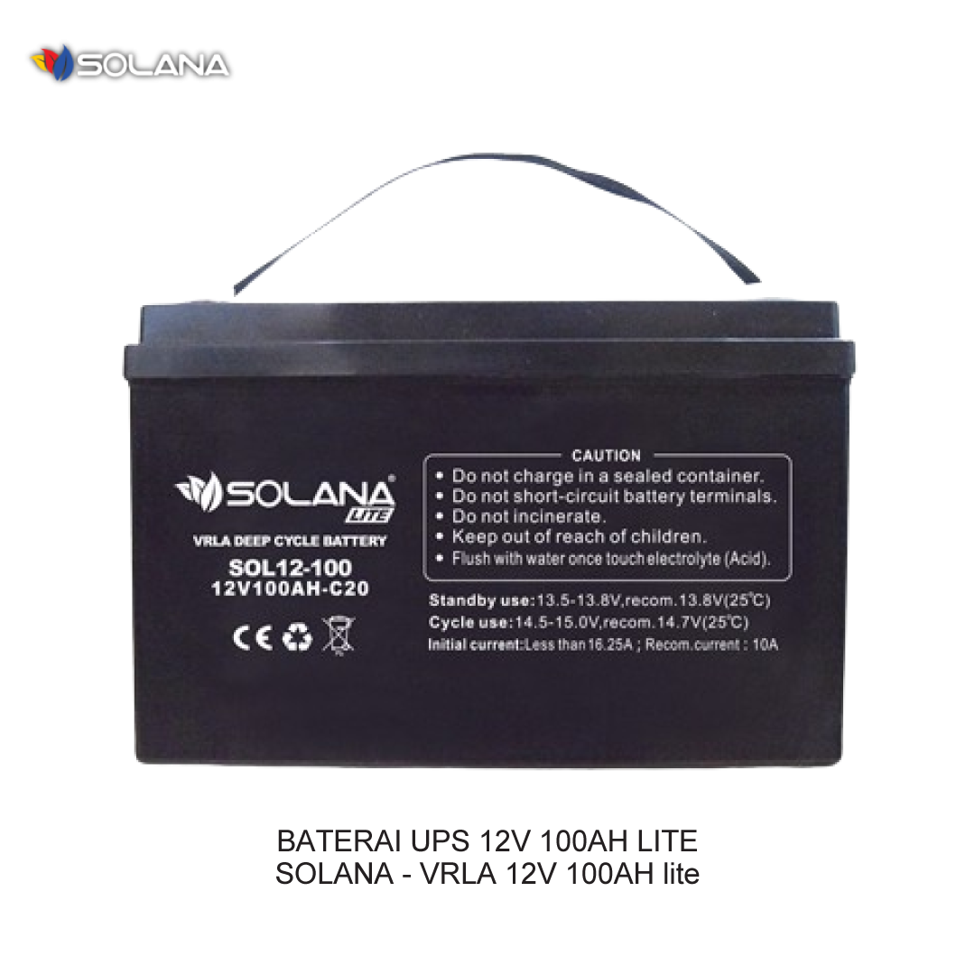BATERAI UPS 12V 100AH LITE
