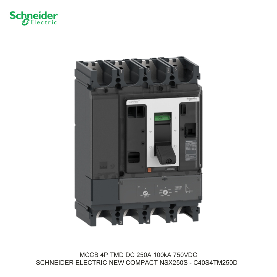 MCCB 4P TMD DC 250A 100KA 750VDC