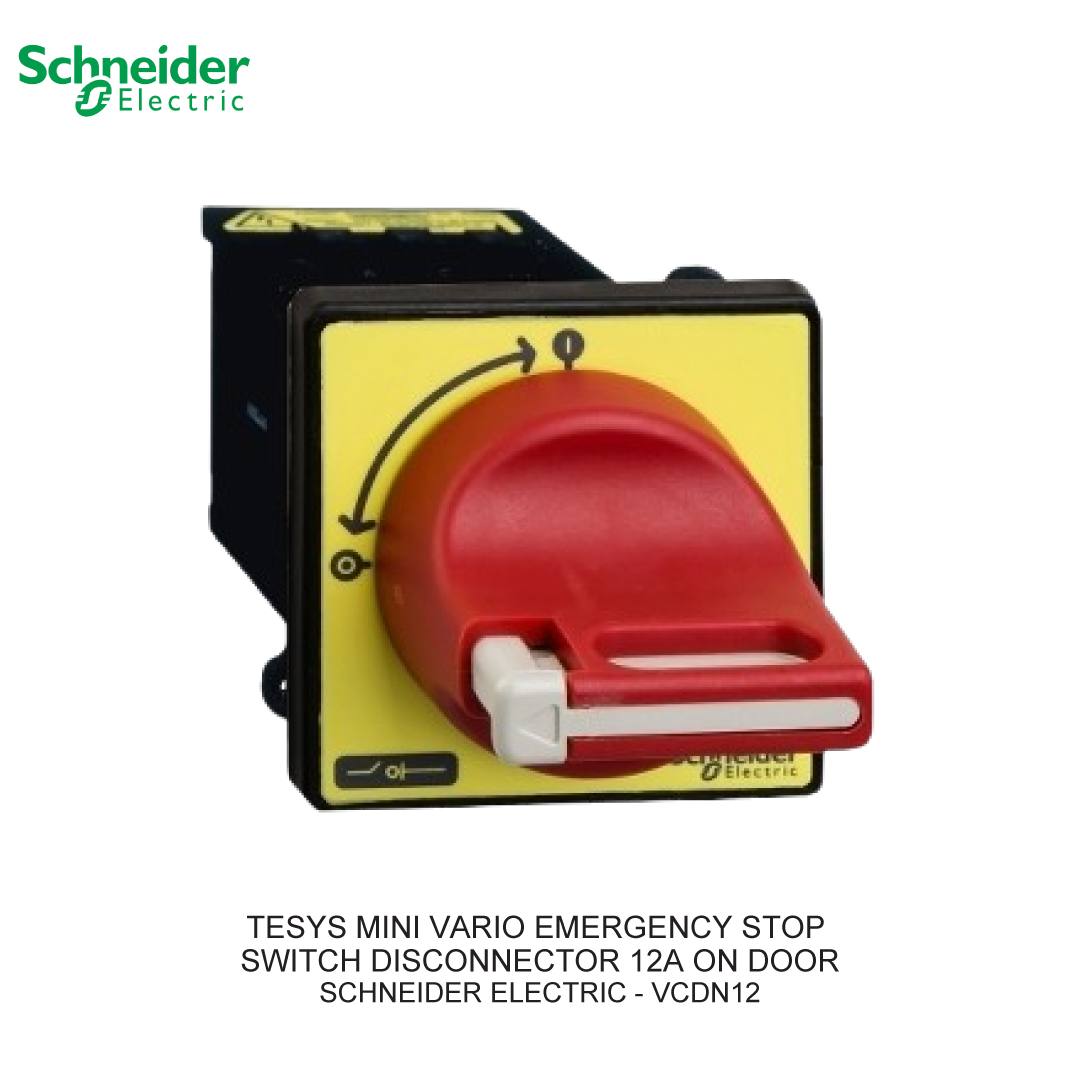 TESYS MINI VARIO EMERGENCY STOP SWITCH DISCONNECTOR 12A ON DOOR