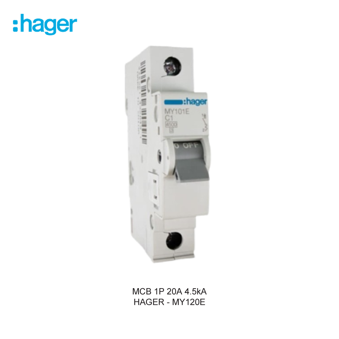 MCB 1P 20A 4.5kA KURVA C