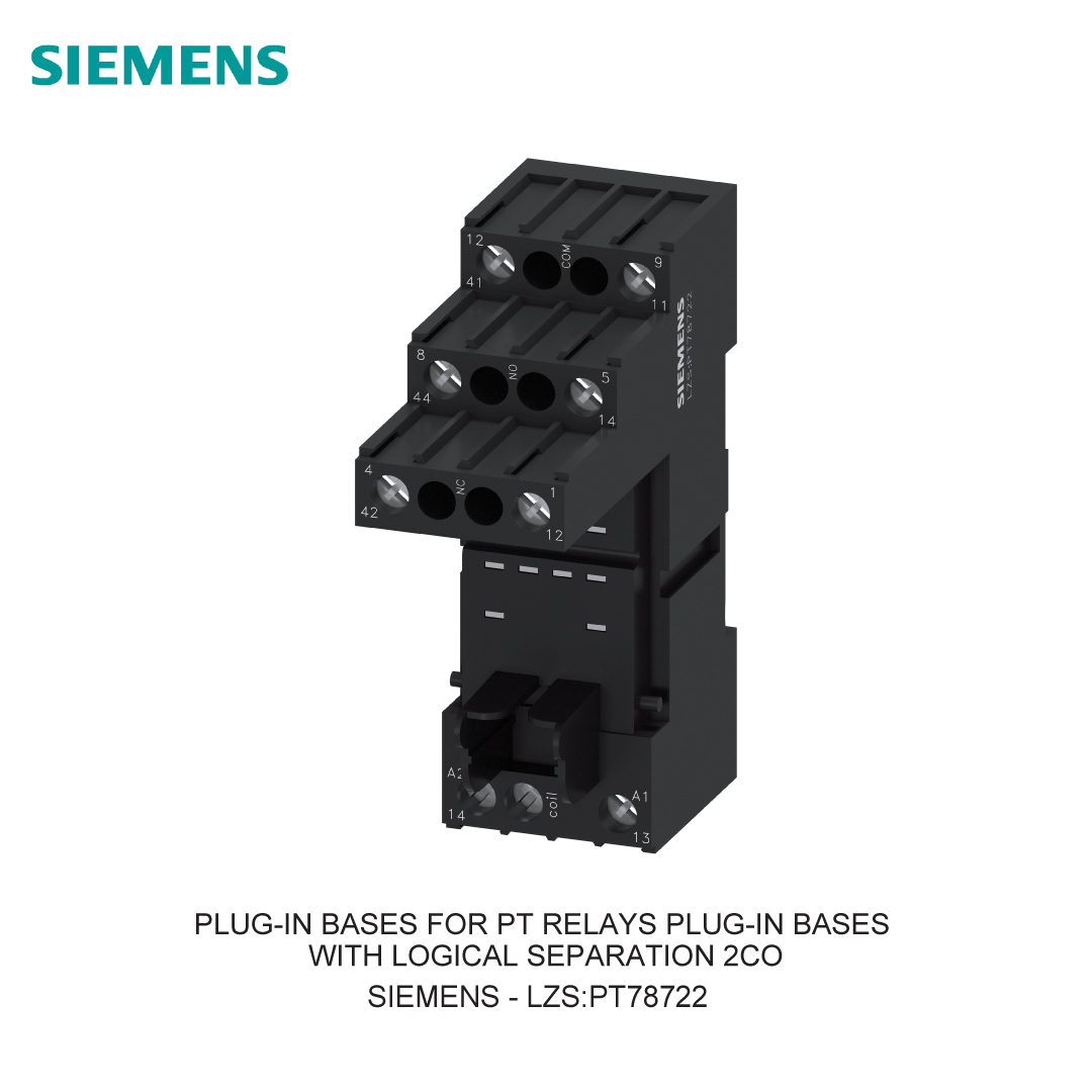 PLUG-IN BASES FOR PT RELAYS PLUG-IN BASES WITH LOGICAL SEPARATION 2CO