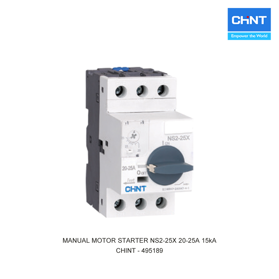 MANUAL MOTOR STARTER NS2-25X 20-25A 15kA