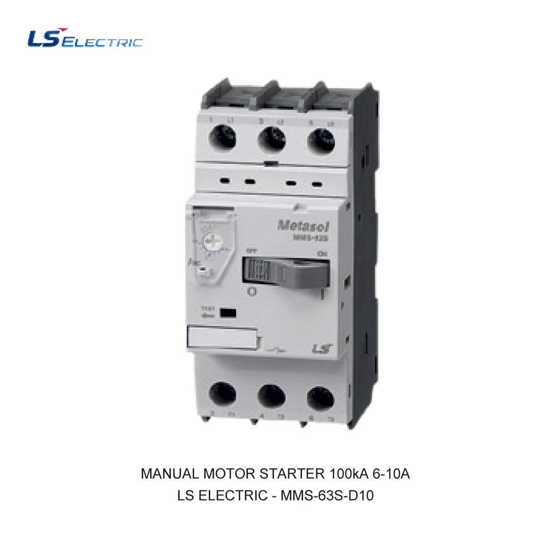 MANUAL MOTOR STARTER 100kA 6-10A