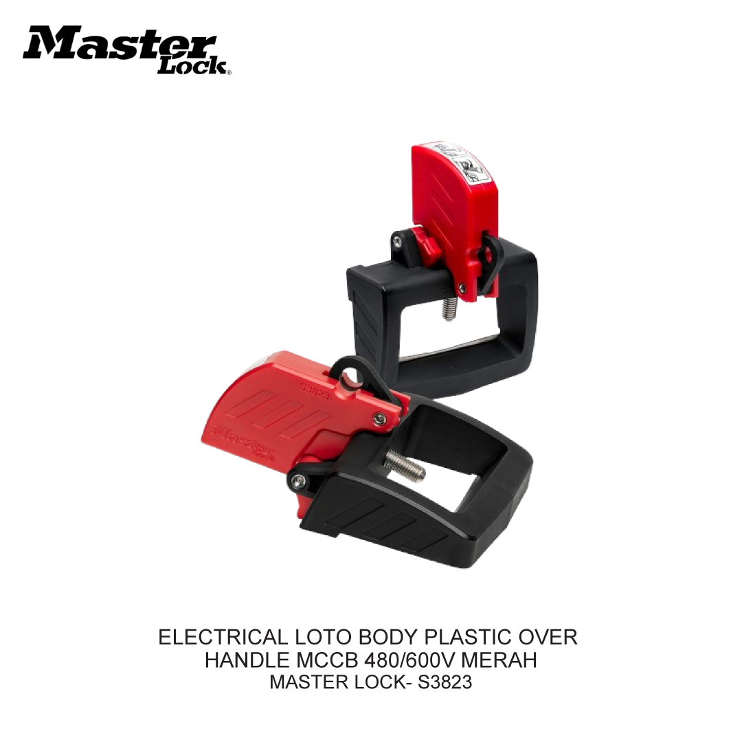 ELECTRICAL LOTO BODY PLASTIC OVER HANDLE MCCB 480/600V MERAH