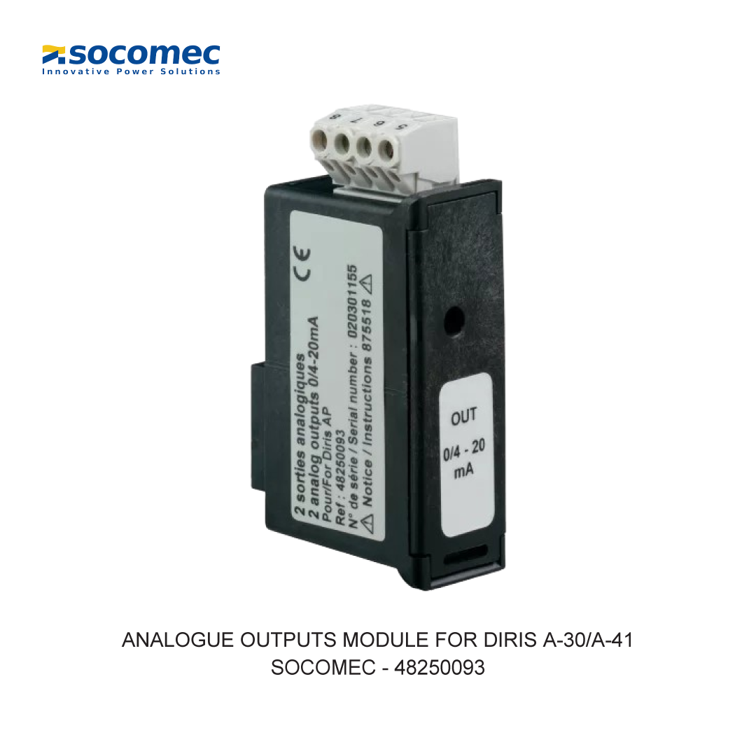 ANALOGUE OUTPUTS MODULE FOR DIRIS A-30/A-41