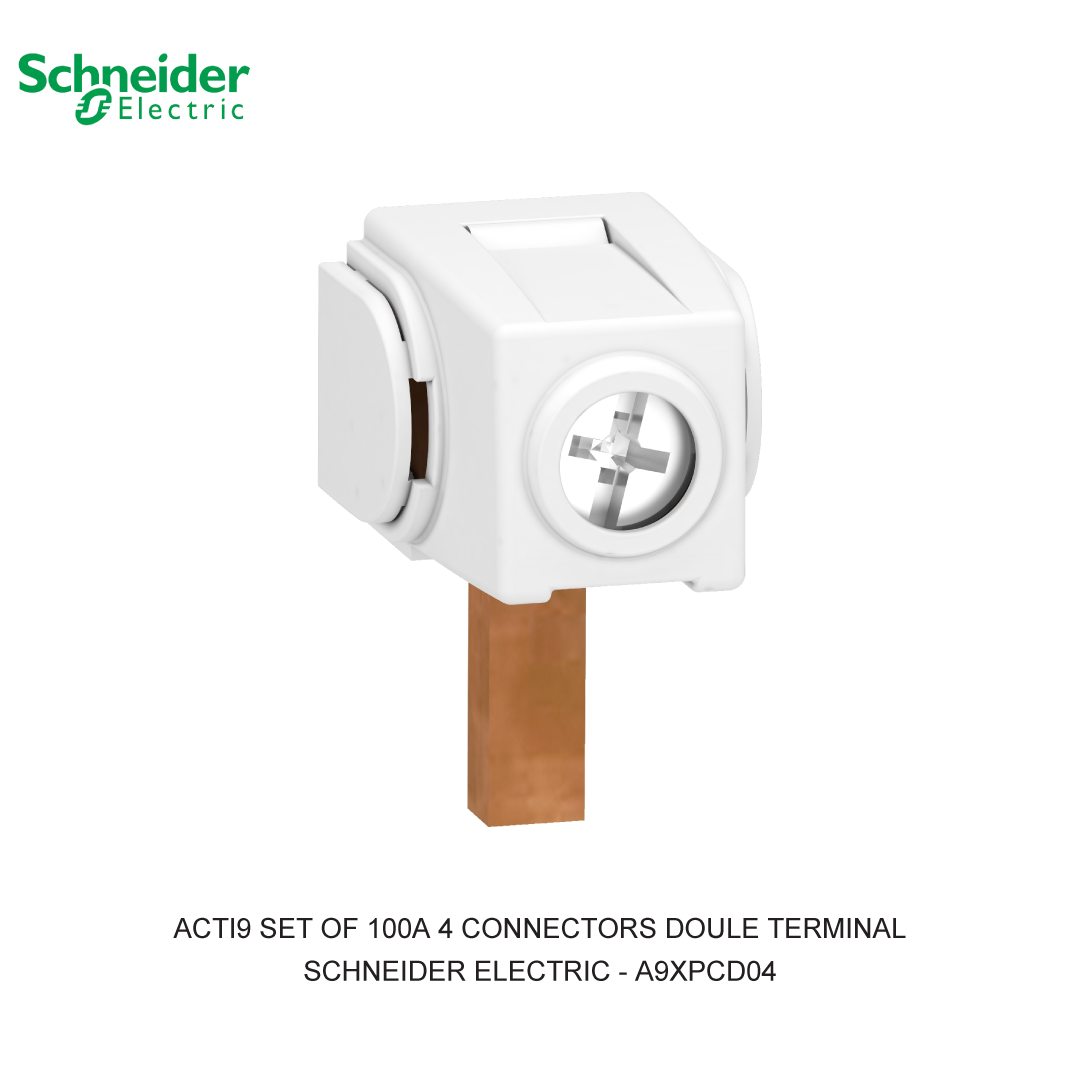 ACTI9 SET OF 100A 4 CONNECTORS DOULE TERMINAL