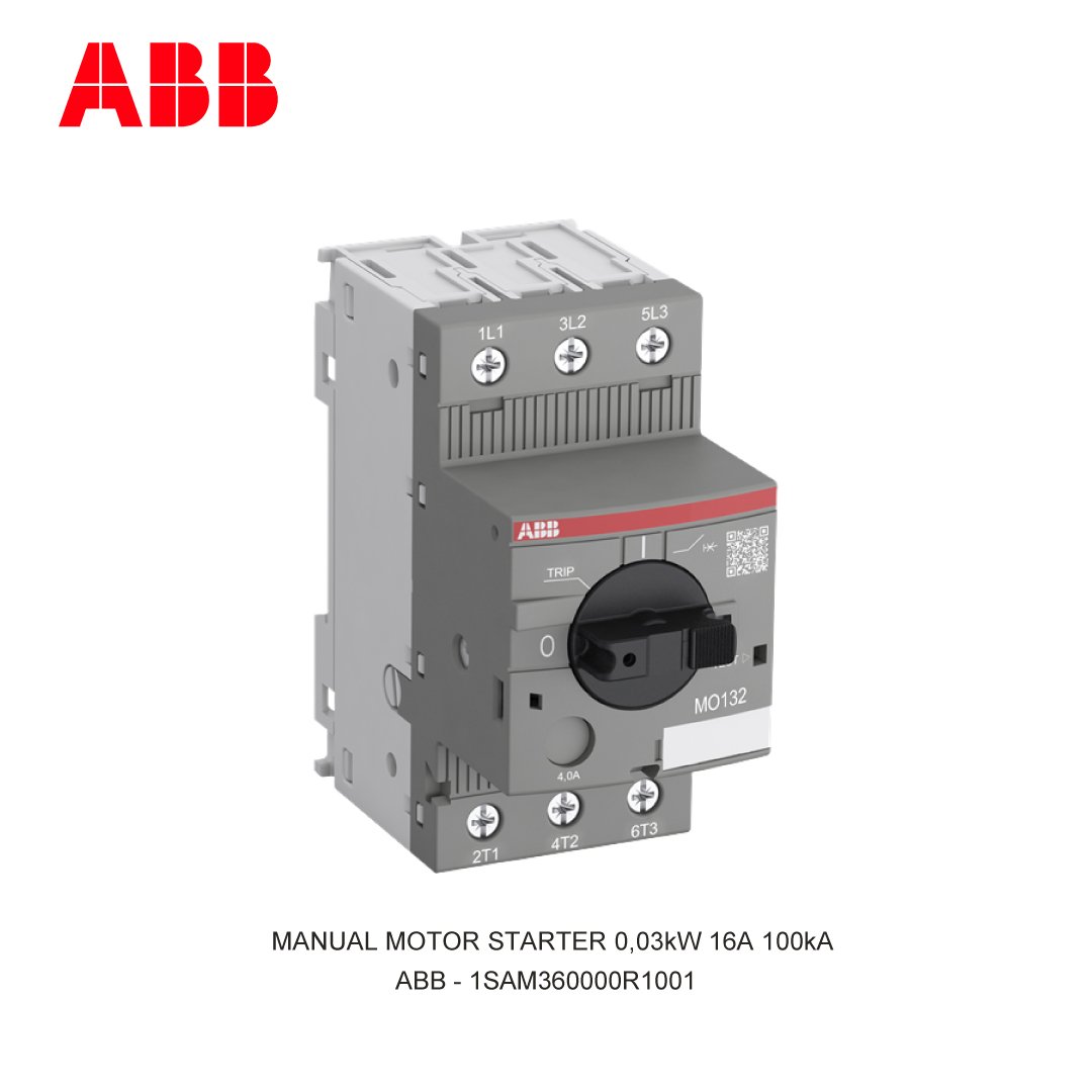 MANUAL MOTOR STARTER 0,03kW 16A 100kA