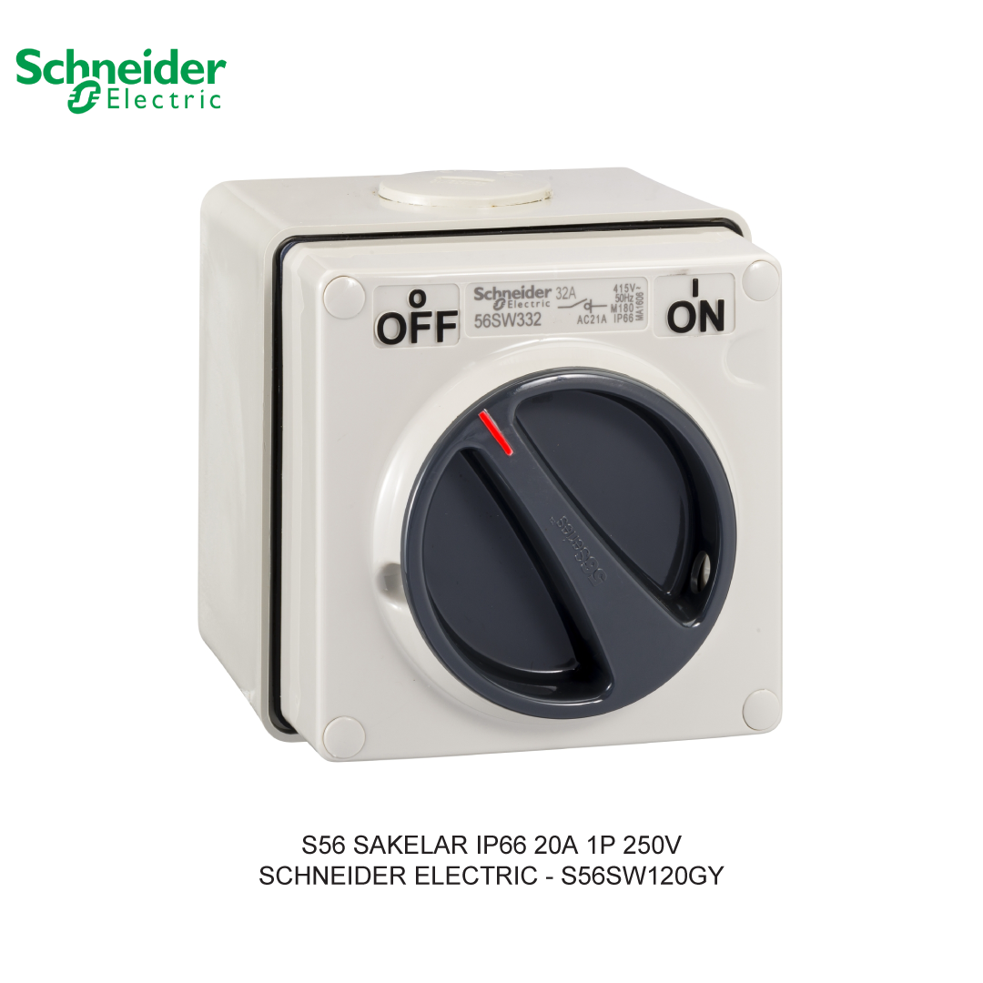 S56 SAKELAR IP66 20A 1P 250V