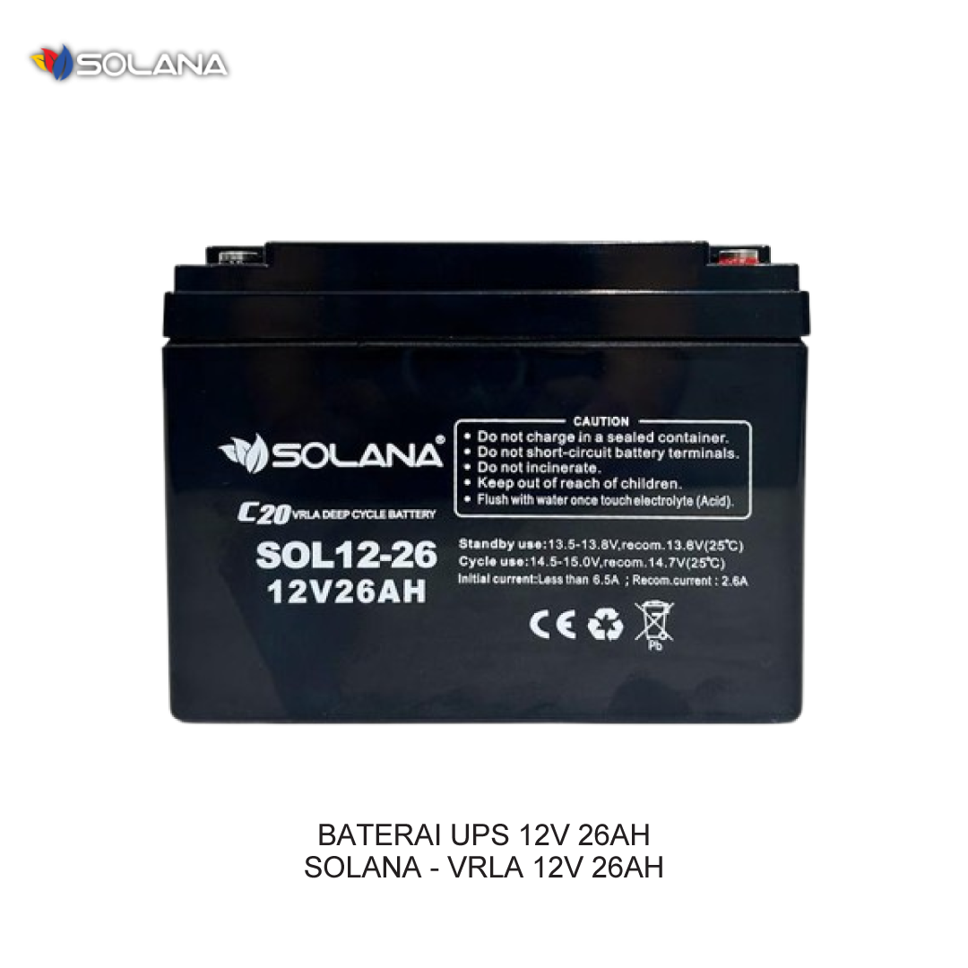 BATERAI UPS 12V 26AH