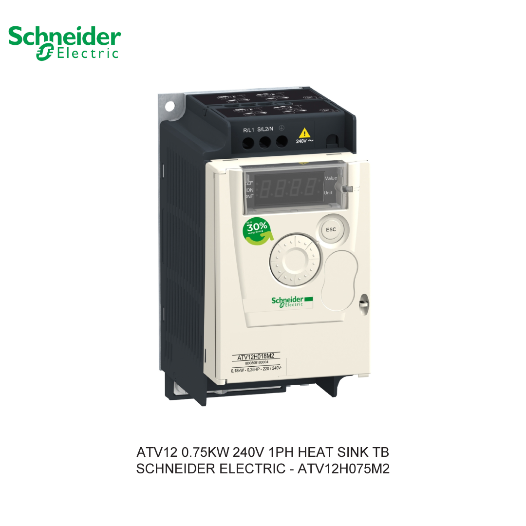 ATV12 0.75KW 240V 1PH HEAT SINK TB