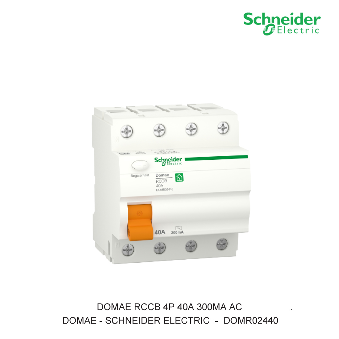 DOMAE RCCB 4P 40A 300MA AC