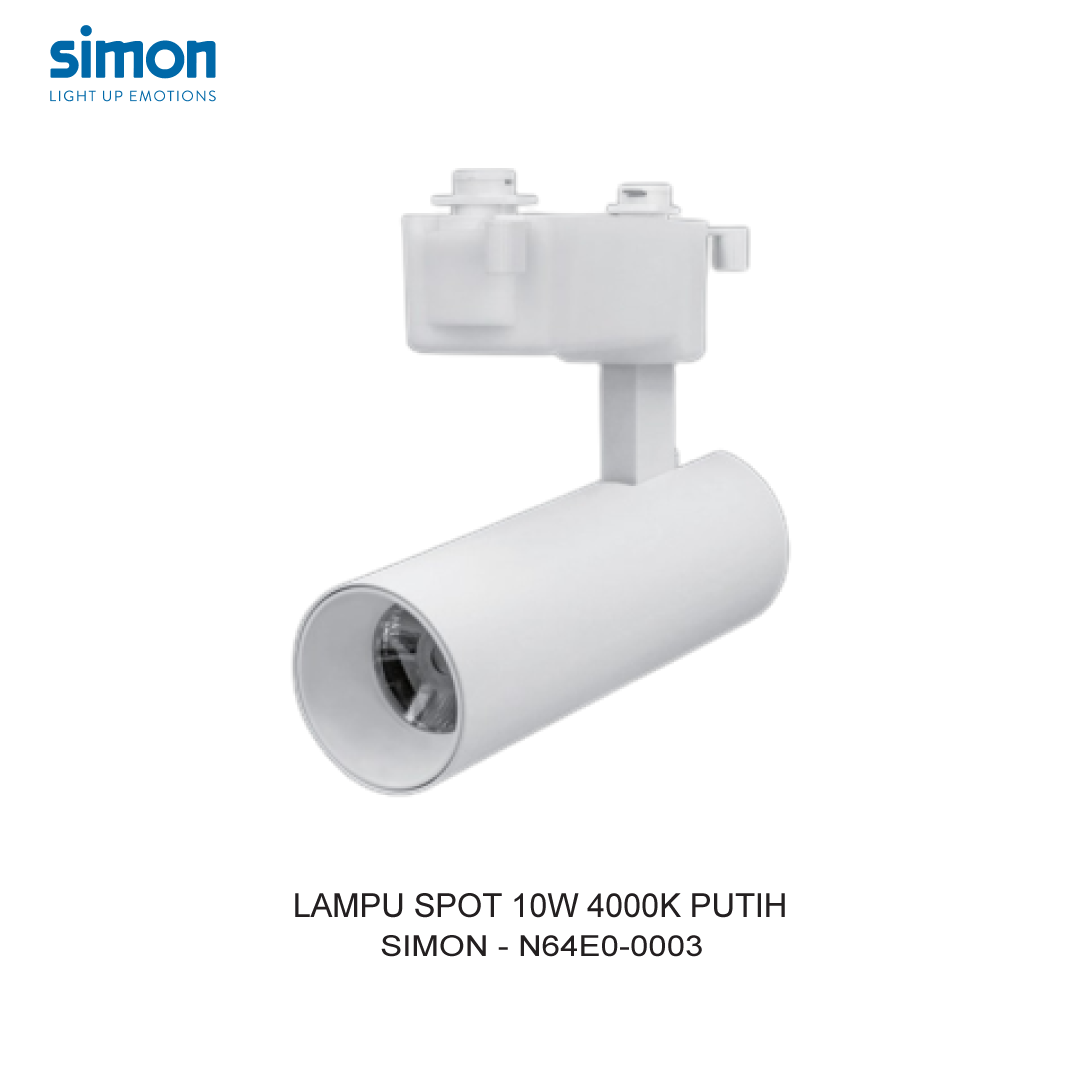 SIMON LAMPU SPOT 10W 4000K PUTIH