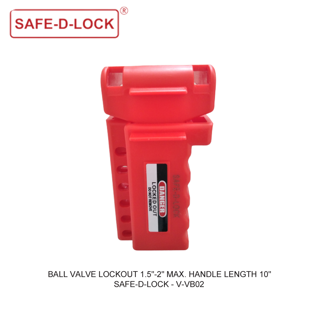 BALL VALVE LOCKOUT 1.5-2 MAX. HANDLE LENGTH 10