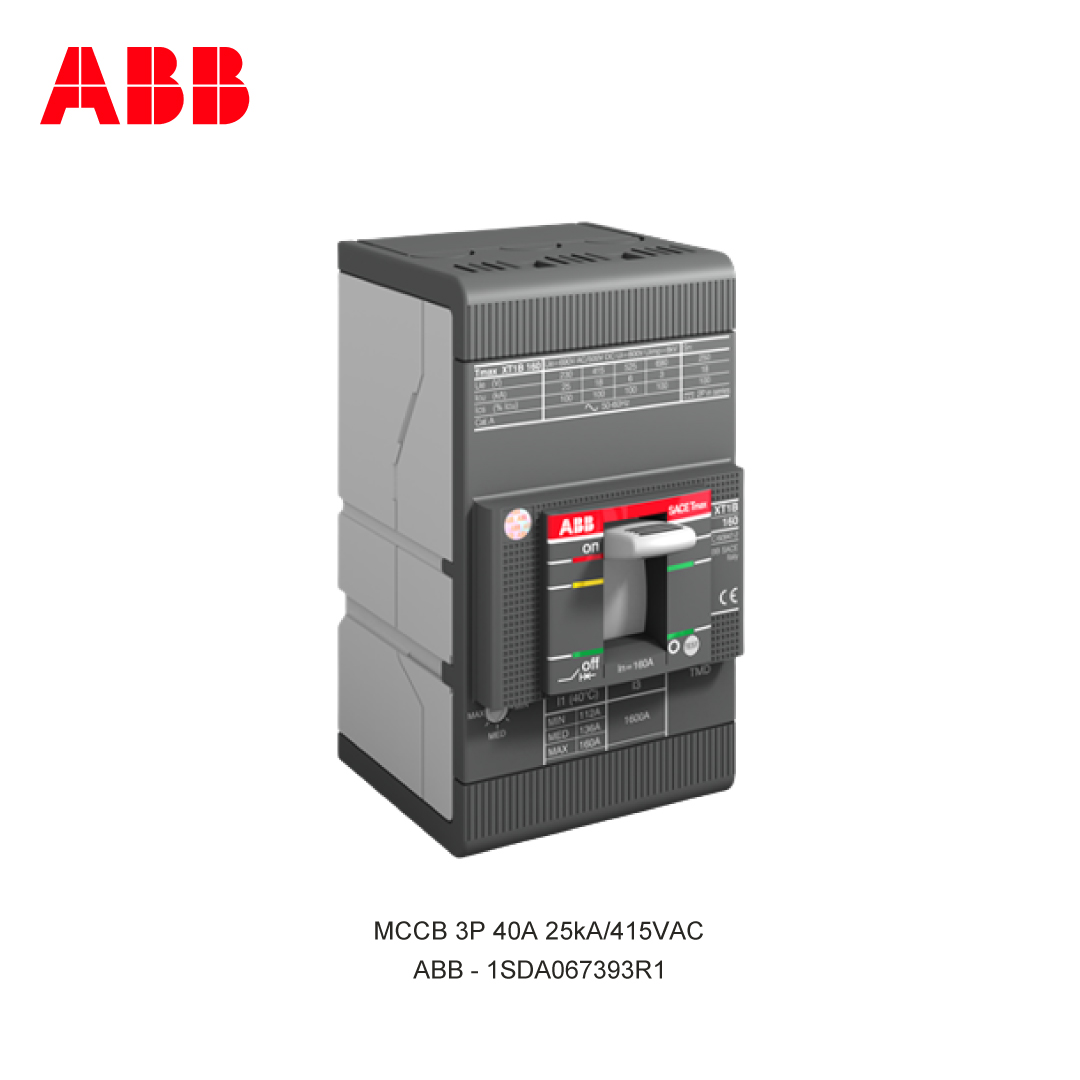 MCCB 3P 40A 25kA/415VAC