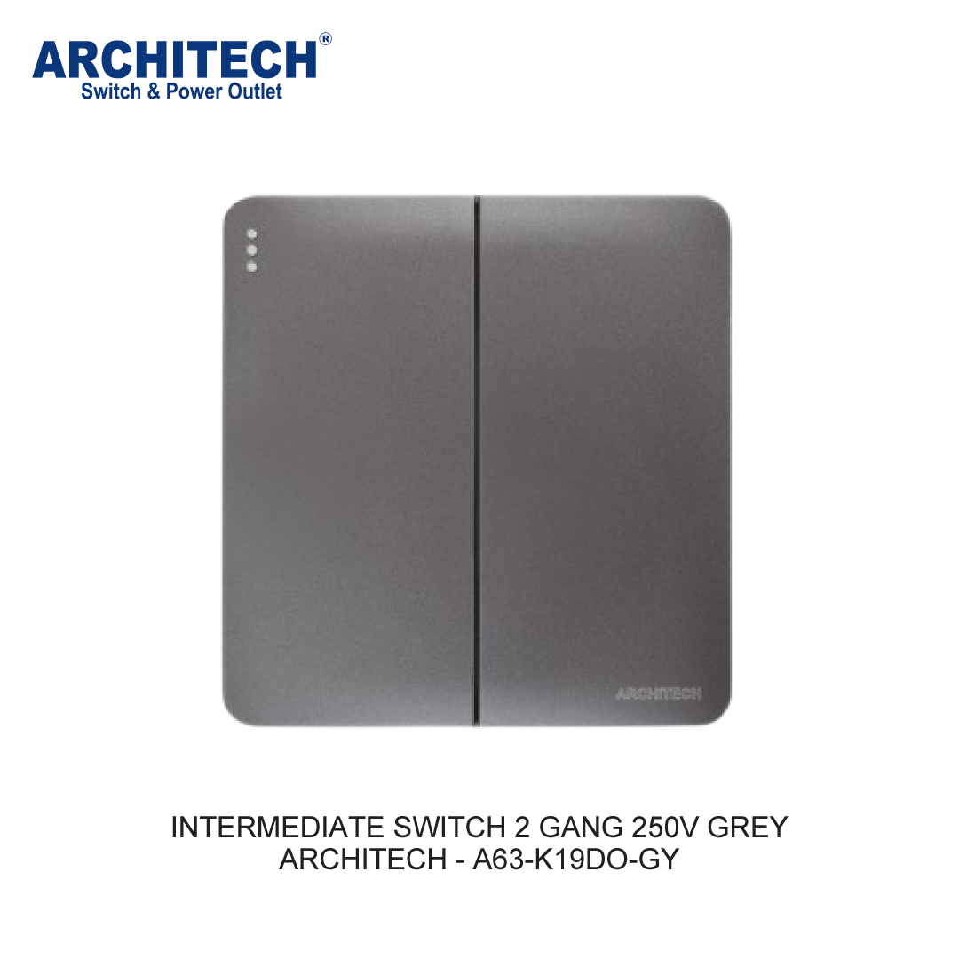 SAKELAR INTERMEDIATE 2 GANG 250V ABU-ABU