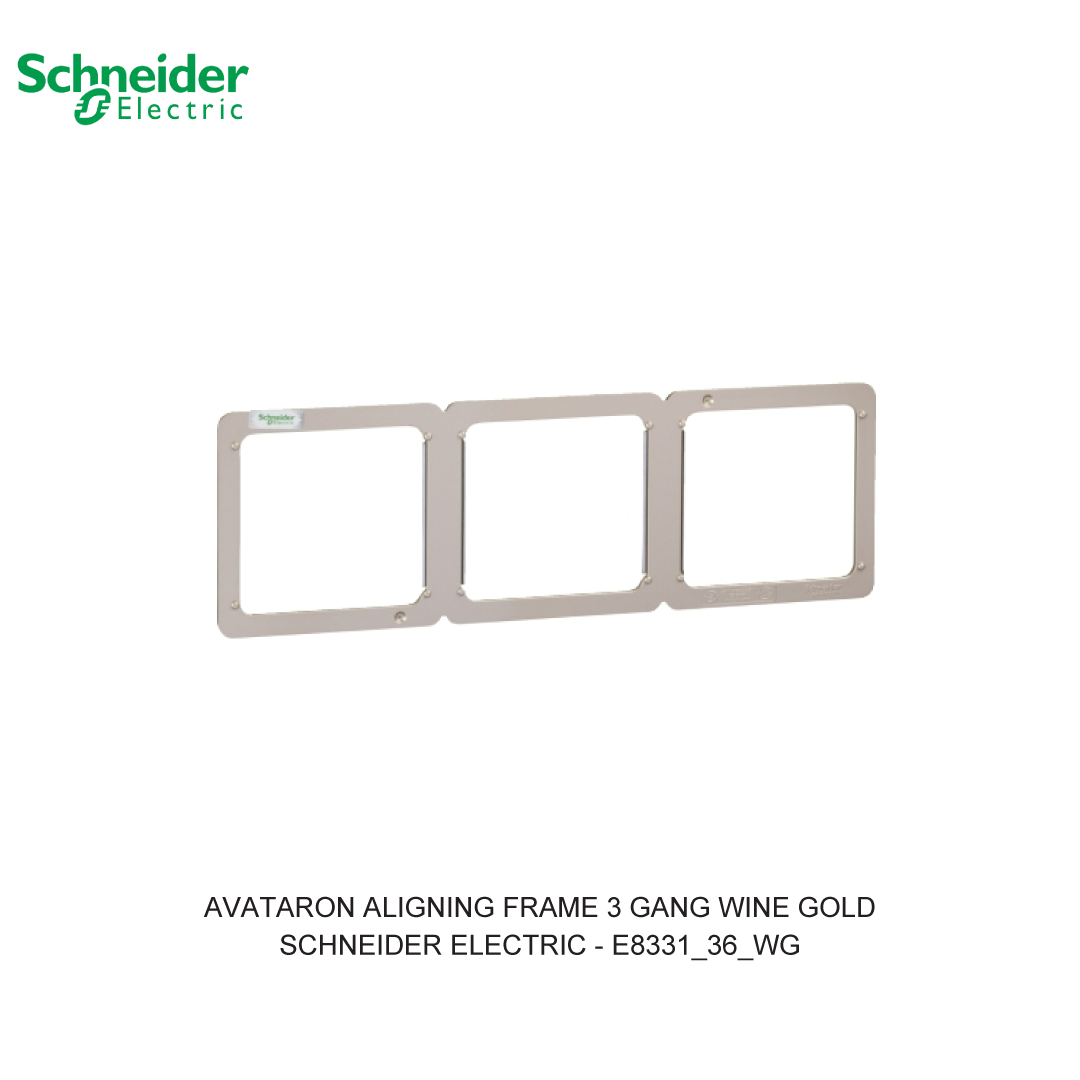 AVATARON ALIGNING FRAME 3 GANG WINE GOLD