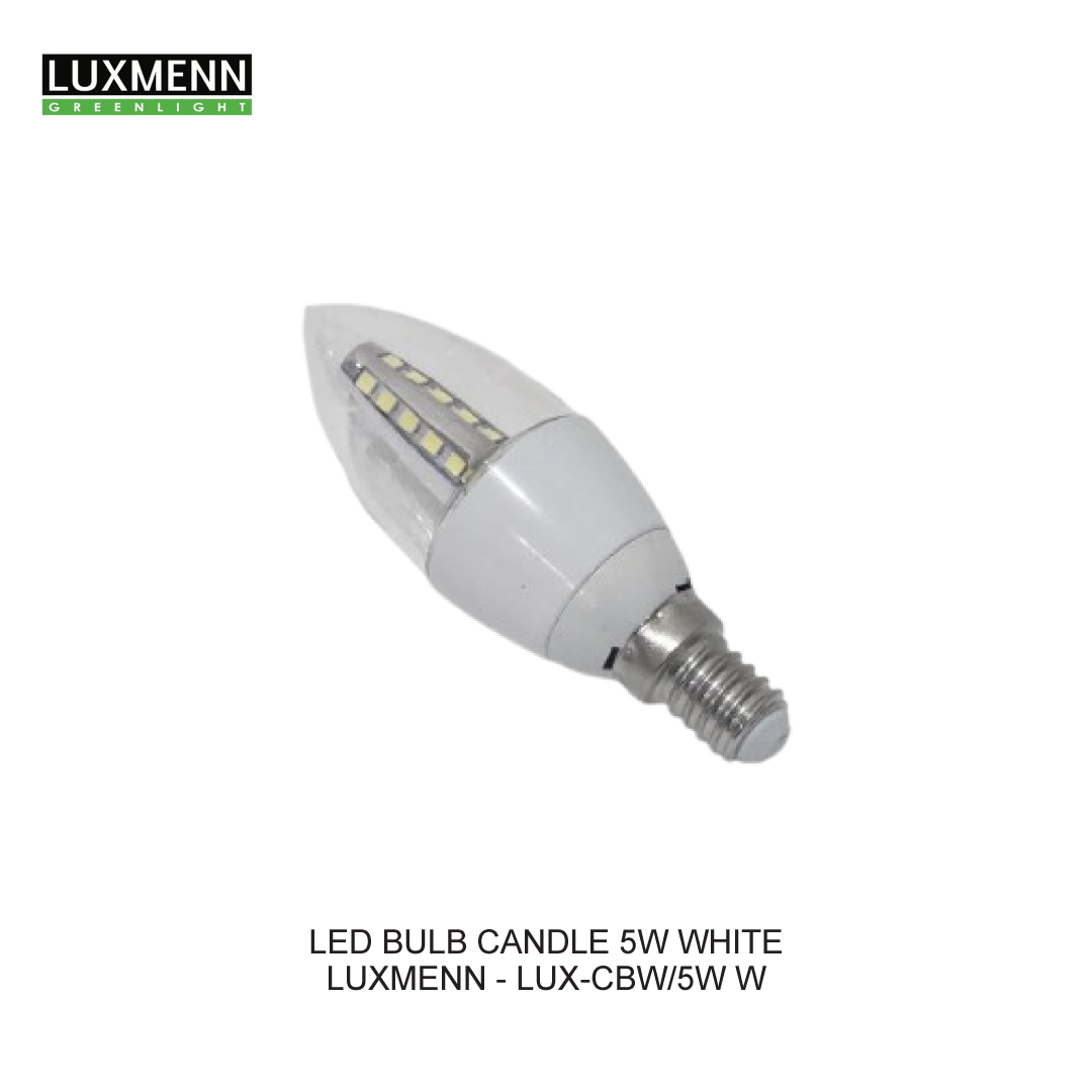 LED BULB CANDLE 5W WHITE