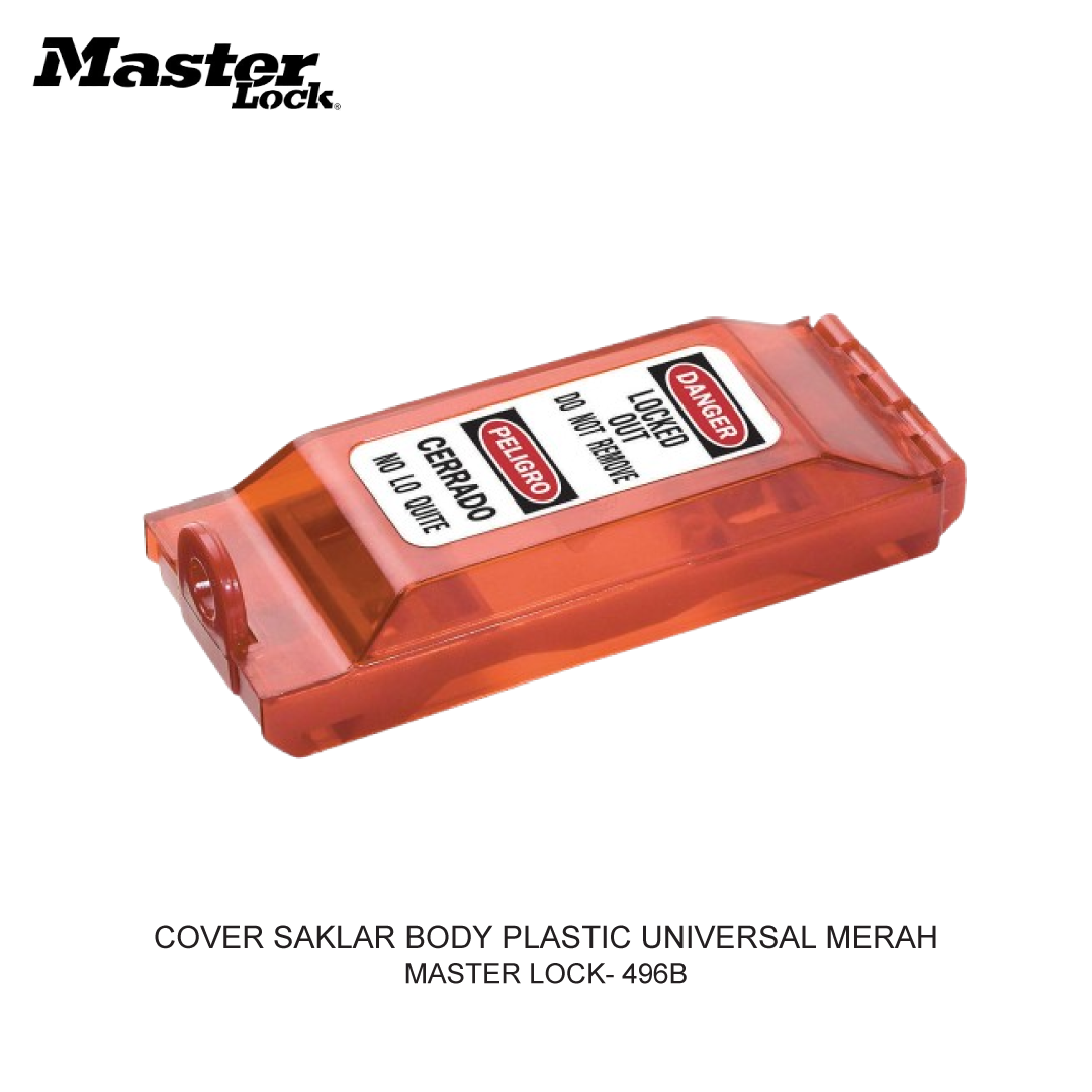 COVER SAKLAR BODY PLASTIC UNIVERSAL MERAH