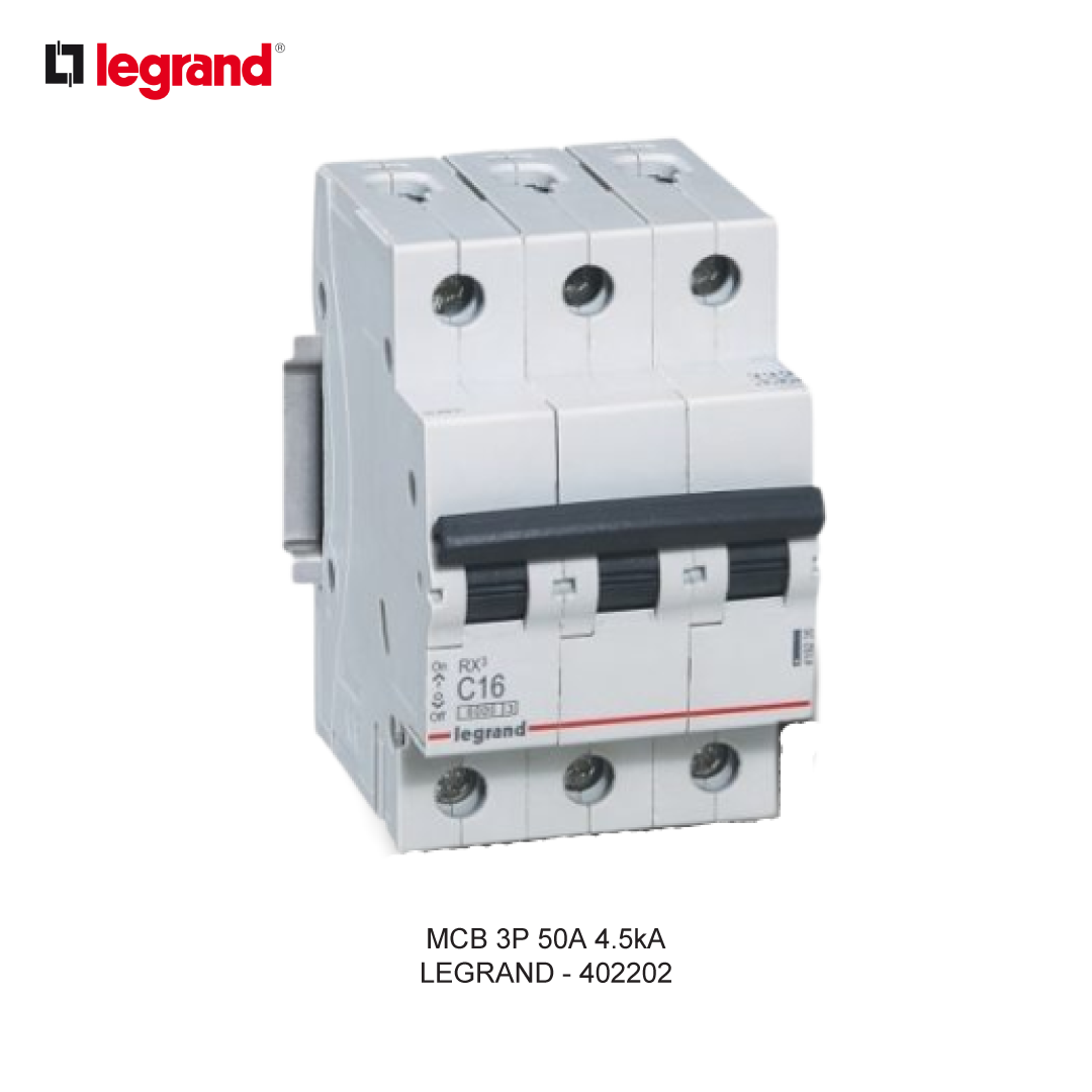 MCB 3P 50A 4.5kA