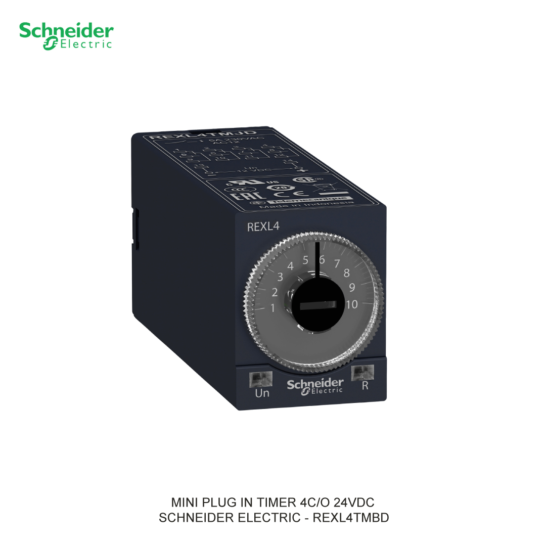 MINI PLUG IN TIMER 4C/O 24VDC SCHNEIDER ELECTRIC